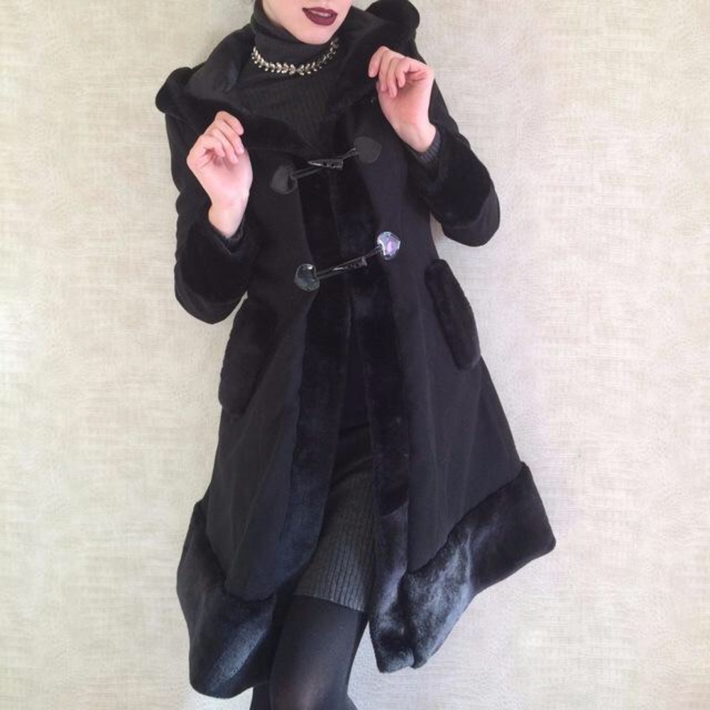 The Black Russian Gothic Coat
